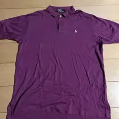 00s Polo by Ralph Lauren パープル ポロシャツ XL