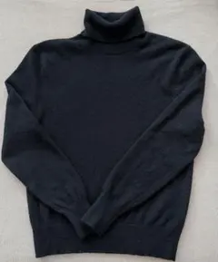 UNIQLOカシミヤ100% タートルネック ニット セーター ブラックS
