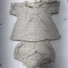 女の子 花柄 セットアップ 半袖 夏服