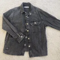 ZARA ブラックデニムジャケット 140cm