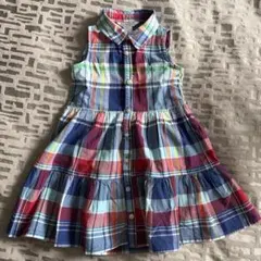 Ralph Lauren 18M チェック柄ワンピース