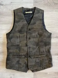 【クリーニング済】Journal Standard カモフラージュ ベスト