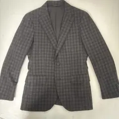 未使用タグ付き✨ エディフィス シアサッカー テーラードジャケット グレー 46 未使用タグ付き✨ エディフィス シアサッカー テーラードジャケット