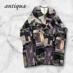 アンティカ　アート柄変形ワンピース　フリーサイズ　大きめ