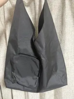 MUJI 無印良品 ポリエステル ワンショルダーバッグ ブラックのサムネイル