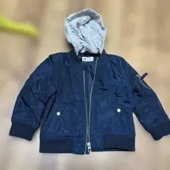 H＆M MA-1 ジャケット アウター　キッズ　ネイビー