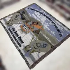 ノーマンロックウェル マルチカバー ソファカバー ヴィンテージラグ
