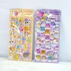 ぷくぷくシール 3D 立体 オバケーヌ　2枚セット CRUX海外正規品