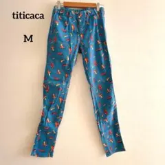 titicaca 総柄 パンツ M ウエストゴム チチカカのサムネイル