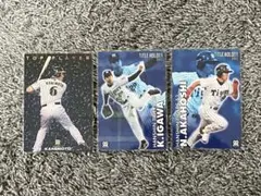 プロ野球チップス 阪神現役時代 赤星／井川／金本　キラカード 3枚セット