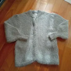 COLOR MOHAIR SHAGGY CARDIGAN　CLANE