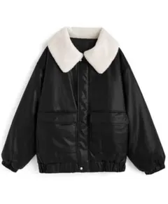 【新品即発送】GRL ボアカラーレザージャケット[kd126]