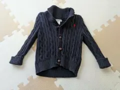 子供用　Ralph Lauren ケーブルニットカーディガン 18M　85
