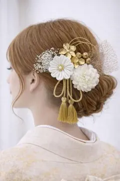 つまみ細工 髪飾り 成人式 卒業式 結婚式 振袖 着物 和装 振袖 袴