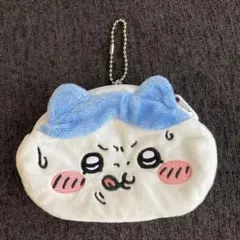 きゃらポシリーズ ちいかわ トレーディングおかおポーチ　ハチワレ