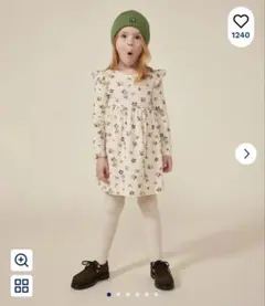 Petit Bateau 花柄ワンピース 116cm