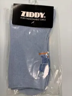 ZIDDY ライトブルー リブソックス 19〜21