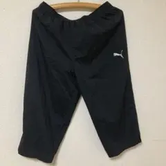 Puma ランニングパンツ　3/4 ウーブンパンツ　黒　XL サッカー