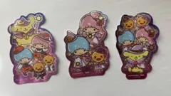 산리오 캐릭터 코지마 콜라보레이션 할로윈 씰 3장 세트