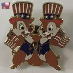 ディズニー 海外 WDW ピンバッジ チップとデール