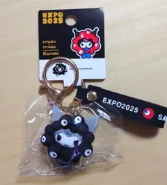 【未開封】クロミ ミャクミャク　立体マスコットストラップ　黒