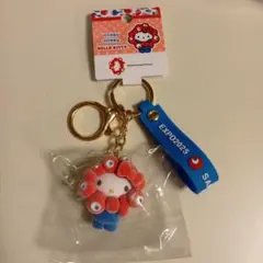 ハローキティ EXPO2025 キーホルダー ミャクミャク フロッキー　万博
