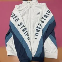 adidas ウインドブレーカー ジャケット フルジップジャケット　メンズ　L