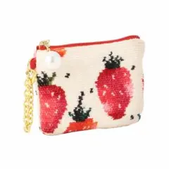 FEILER ストロベリードット キー&カードポーチ