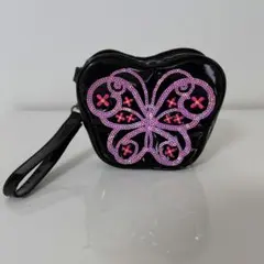 ANNA SUI 蝶々スパンコール ポーチのサムネイル