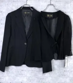 新品 東京ソワール レトロ 礼服 フォーマル テーラード ジャケット 2点セット