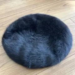 Casselini ブラックファー ベレー帽