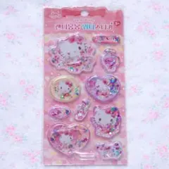 韓国 サンリオ 公式 ハローキティ ウォーターシール ステッカー 立体シール