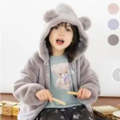 アニマル耳ボアブルゾン