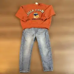 BREEZE トレーナー×ジーンズ 110cm