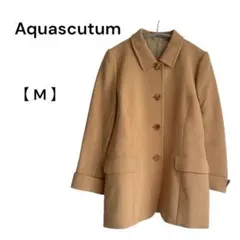 アクアスキュータム　レディース　ベージュ テーラードジャケット ウール100%