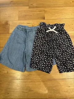 apres les cours 花柄ショートパンツ