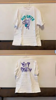 HEY-SMITH Tシャツ ホワイト XL