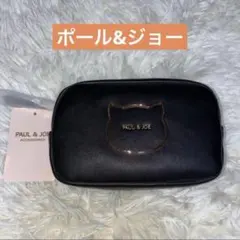 【新品】Paul＆JOE ポール＆ジョー、ねこ、プレート、ポーチ、ブラックのサムネイル