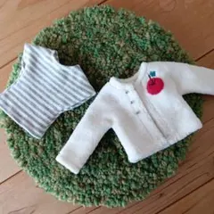 usedハンドメイドNo.ドール用アウトフィット2点セット　ブライス等洋服