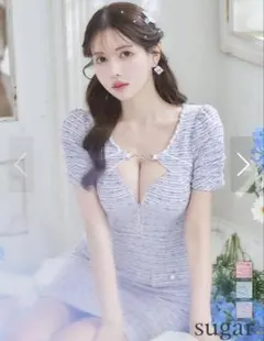 ON2916＊バックカット&リボンパフスリーブドレスwhM - メルカリ