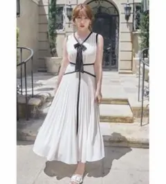 herlipto Formentera Pleated BicolorDress - メルカリ