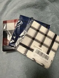 Calvin Klein ハンカチ 3枚セット チェック柄のサムネイル