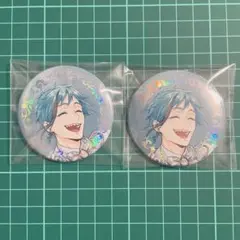 SideM 葛之葉雨彦 FiFS展 イラスト展 缶バッジ White 等身 ミニ - メルカリ