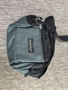 mont-bellモンベル 旧タグ ウエストバッグ ボディバッグ グレー Y2K