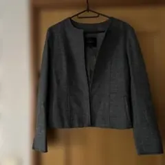 BOSCH ノーカラージャケット グレー 38