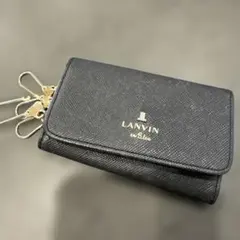 LANVIN ダークブルー キーケースのサムネイル