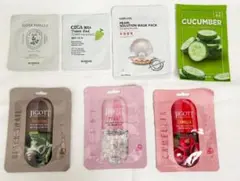 新品未開封・送料込　SKINFOOD等 韓国 シートマスク 7枚セット