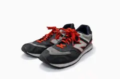 New Balance スニーカー グレー/ブラック/レッド