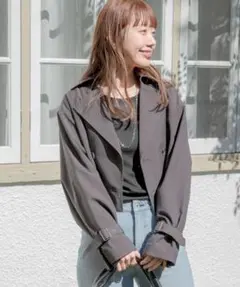 【URBAN RESEARCH】 Sonny Labelショート丈トレンチコート