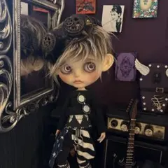 カスタムアイシードール 男の子　本体のみ　ボアウィッグ　+つけ耳のサムネイル